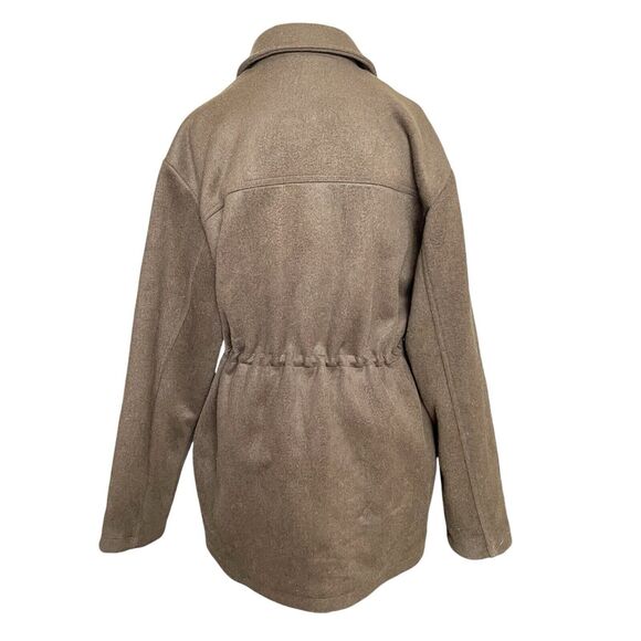 Han Kjobenhavn Women’s Coat Desk Jacket Sz Small Wool Blend Green Quiet Luxury - Picture 3 of 15